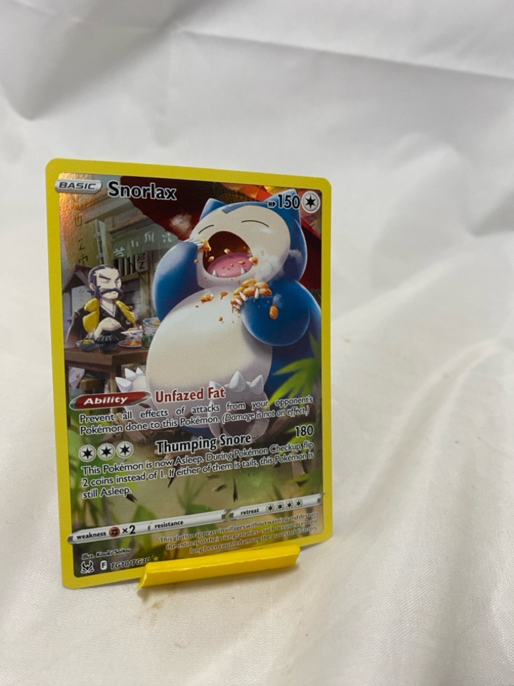 Pokemon Snorlax TG10/TG30 Lost Origin Trainer Gallery Card Holo Rare